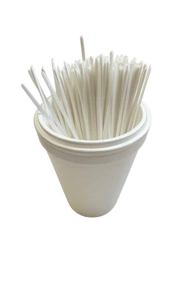 Revolvedor Agitador Remo Blanco Plastico Descartable X 1000 unidades