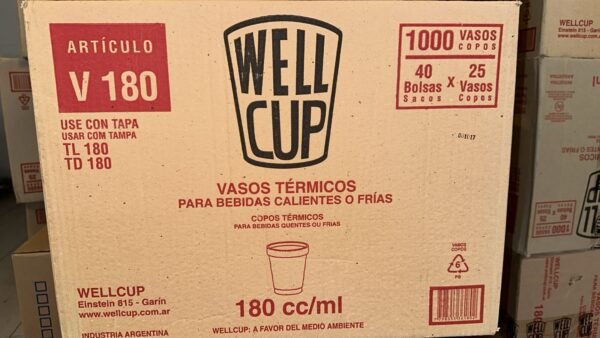 Vasos Térmicos Descartables 180cc Blancos X 1000 Enpolex - Image 2