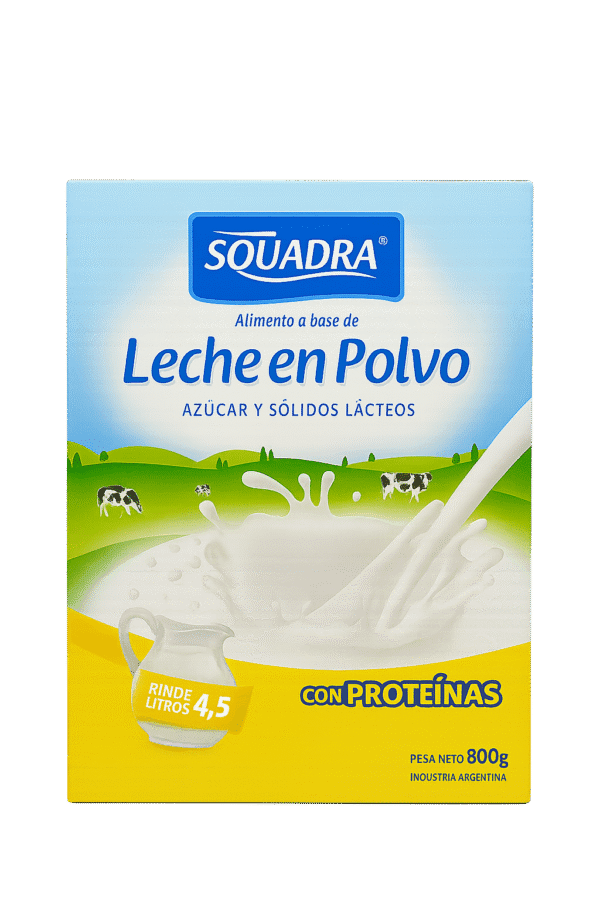 Leche en polvo Squadra x 800g